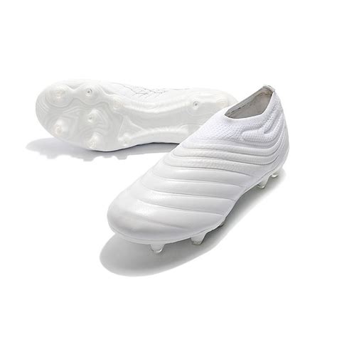 adidas Copa 19+ FG Firm Ground Soccer Cleats - All White