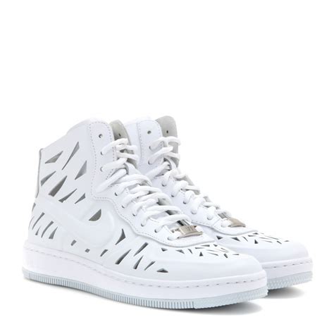 Lyst - Nike Air Force 1 Ultra Leather High-top Sneakers in White