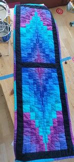QuiltedTR2 | Quilted table runner, done. | Jen | Flickr