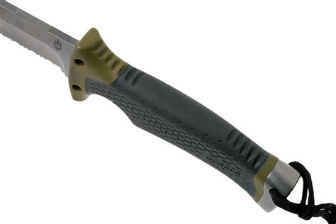 Gerber Ultimate Survival Fixed Blade 30-001830 Serrated Edge survival ...