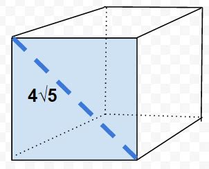 How to find the length of an edge of a cube - Intermediate Geometry