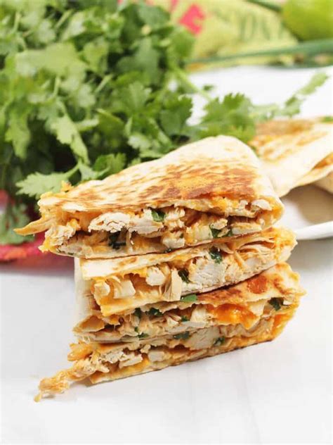 Buffalo Chicken Quesadillas - 2 Cookin Mamas