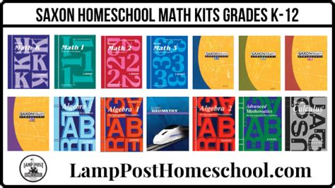 Saxon Math Homeschool Kits K-12 | Lamp Post Homeschool