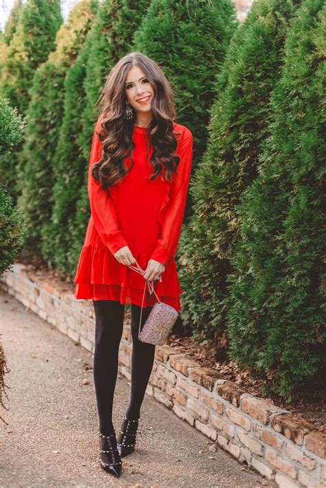 20 Most Beautiful Red Dresses For Your Christmas Outfit | Winter ...