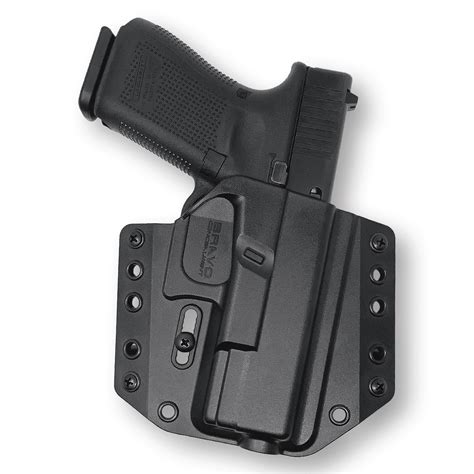 Glock 19 (Gen 5) MOS OWB Holster | Concealed Carry Holster– Bravo Concealment