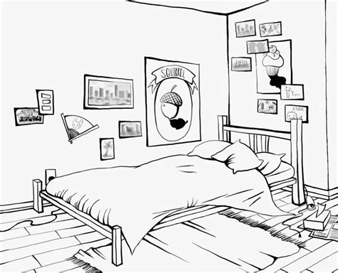 Bedroom Drawing Pencil at GetDrawings | Free download