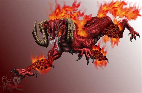 demon dog by Grenyol on DeviantArt