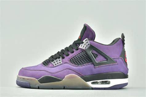 Travis Scott x Air Jordan 4 Purple Suede Friends and Family - FavSole.com