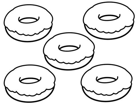 Donut Coloring Pages - Best Coloring Pages For Kids | Donut coloring ...