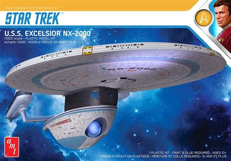 AMT STAR TREK U.S.S. EXCELSIOR 1:1000 SCALE MODEL KIT | Round2