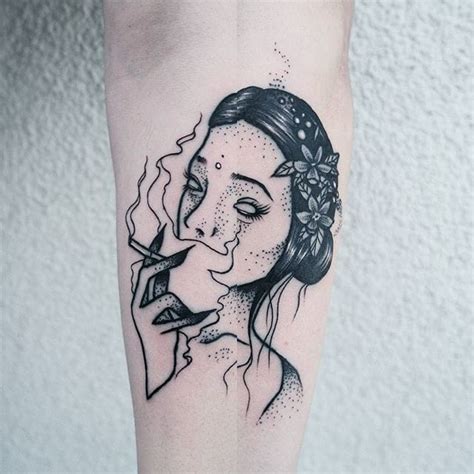 Smoke Tattoo Drawing