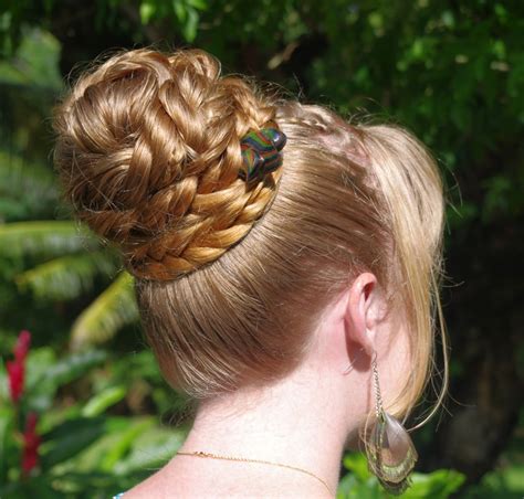 Braids & Hairstyles for Super Long Hair: Bohemian Herringbone Braid Bun