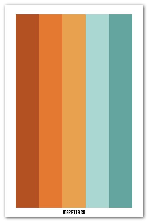 Retro Color Palette, Bar Chart, Branding, Rug, Design, Brand Management ...