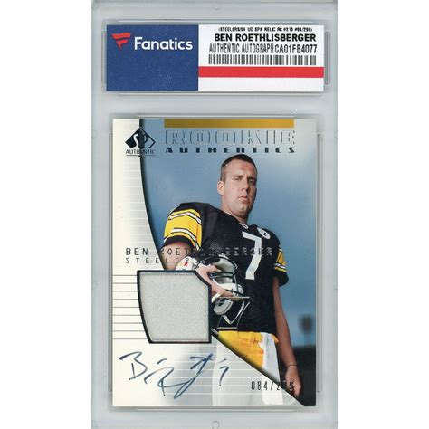 Ben Roethlisberger Football Rookie Cards