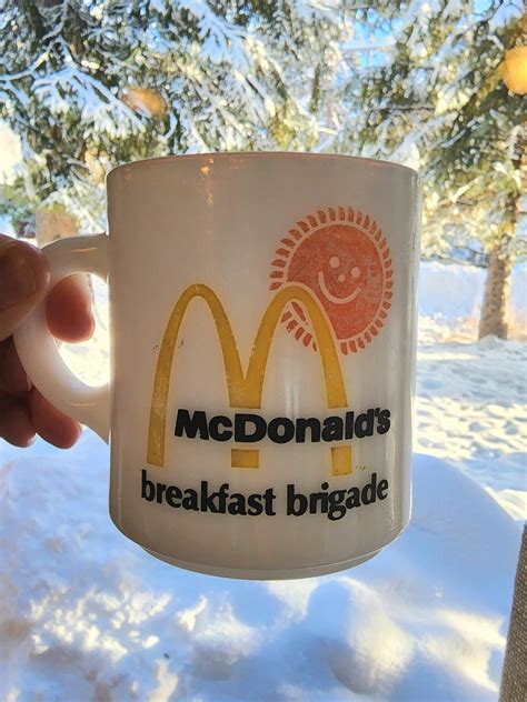 Vintage '70s McDonald's coffee mug, from when they served dine-in coffee in real mugs (probably ...