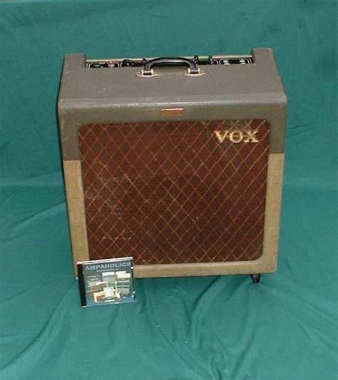 VOX AC15 TV 1959 | Vox, Vox amp, Vintage guitar amps