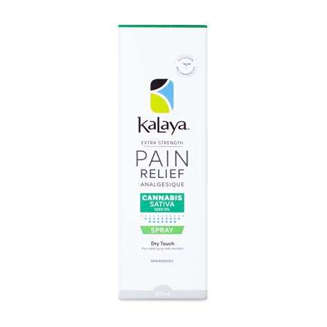 KaLaya Pain Relief Spray | Cannabis Sativa Seed Oil - Fiddleheads Health and Nutrition