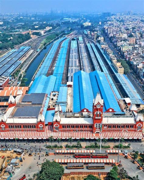 Chennai Central Railway Station, Chennai, India : r/InfrastructurePorn