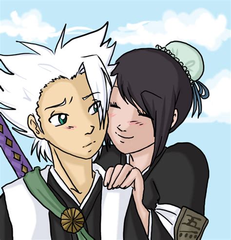 Bleach- Hitsugaya and Hinamori by jewelschan on DeviantArt