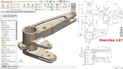 SolidWorks Advanced Tutorial Exercise 127 - YouTube | Solidworks ...