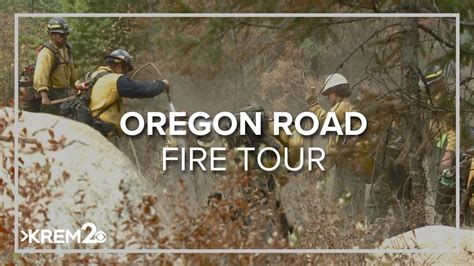 Crews provide a look behind the fire line for 11,000-acre Oregon Road Fire | krem.com