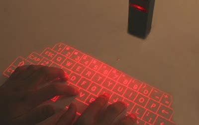 Computers and Laptops: Holographic Keyboard