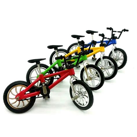 Simulation Alloy Finger bmx Bikes Children Mini Size Green fingerboard bicycle Toys With Brake ...