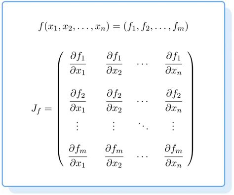 How to calculate the Jacobian matrix (and determinant)