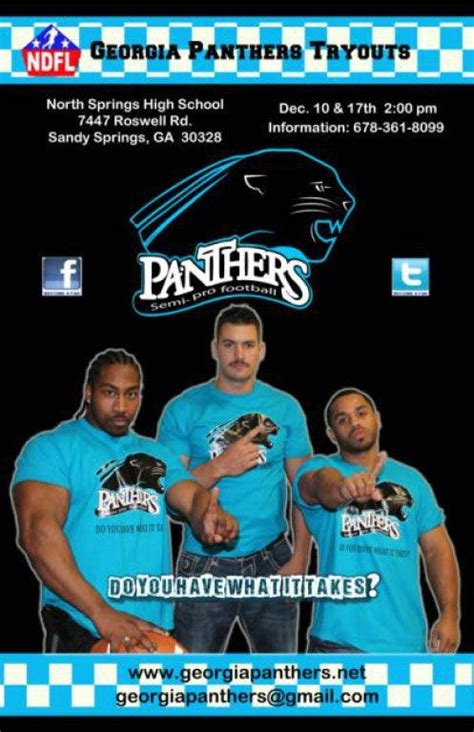 Georgia Panthers Semi-Pro Football Tryouts | Roswell, GA Patch