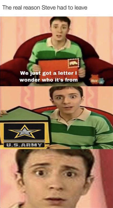 Blues clues we just got a letter. : r/MemeTemplatesOfficial