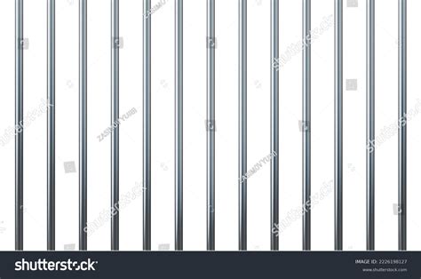 Prison Bars Isolated On White Vector Stock Vector (Royalty Free) 2226198127 | Shutterstock