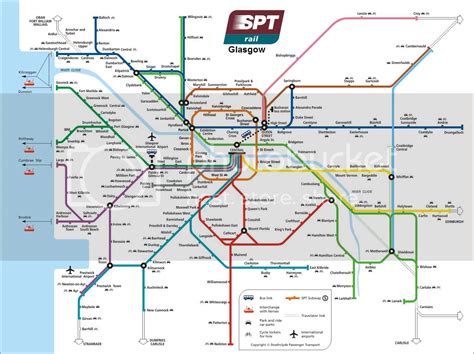 Mapa Metro Glasgow