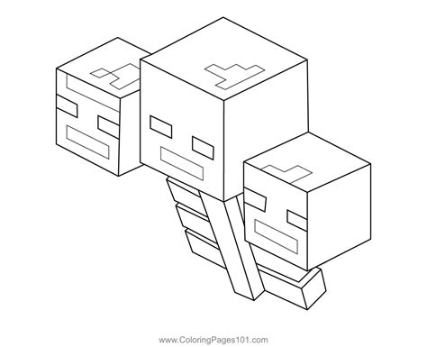 Minecraft Wither Storm Coloring Pages Fanart Xcoloringscom Wither ...