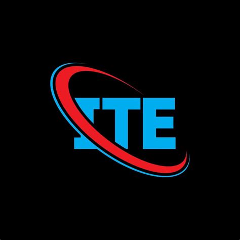 logotipo de ite. letra del artículo. diseño de logotipo de letra ite ...