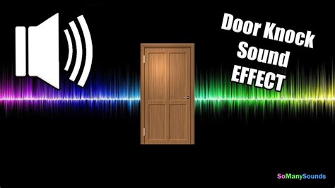 Door Knock Sound Effect (NO COPYRIGHT) (FREE TO USE) - YouTube