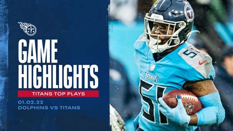 Titans' Top Plays vs. Dolphins Week 17 | Game Highlights