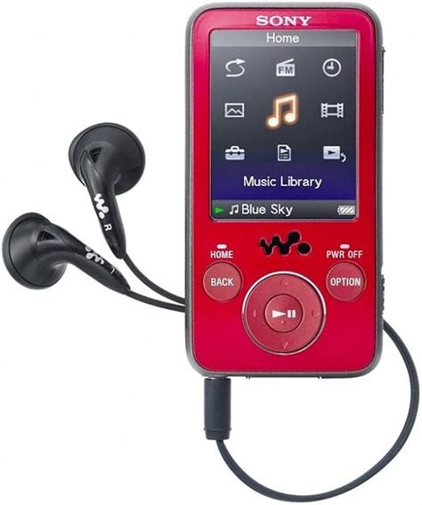 Sony Walkman NWZ-E436FR 4GB Drag & Drop MP4 Video Player with FM Tuner ...