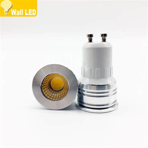 MINI NEW led GU10 COB dimmable cold white Warm White 6W LED GU10 lamp light replace the Halogen ...