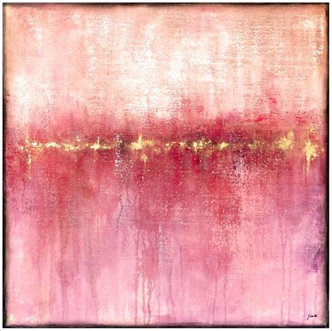 Pink Abstract Painting, Abstract Art Painting Techniques, Pink Painting ...