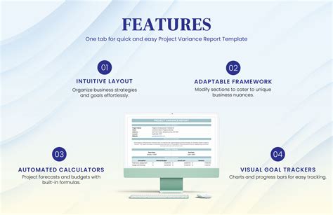 Project Variance Report Template in Google Sheets, Excel - Download ...