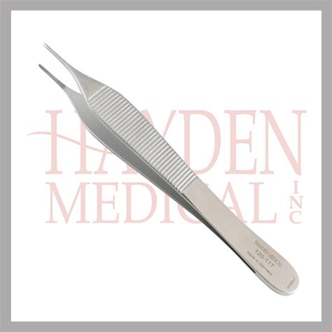 Adson Dressing Forceps (Serrated) - Hayden Medical