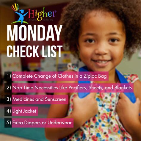 Don't forget your Monday checklist for school. Morning Checklist, Monday Morning, Summer Travel ...