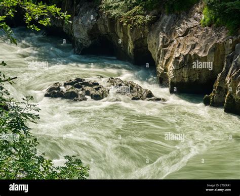 In the Salzach gorge between Golling and Pass Lueg Stock Photo - Alamy