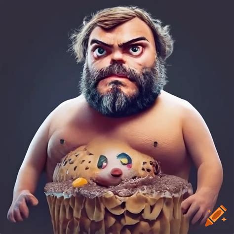 Jack black as the muffin man on Craiyon