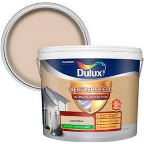 Dulux Weathershield Ultimate Protection Smooth Masonry Wall Paint Beige 10L