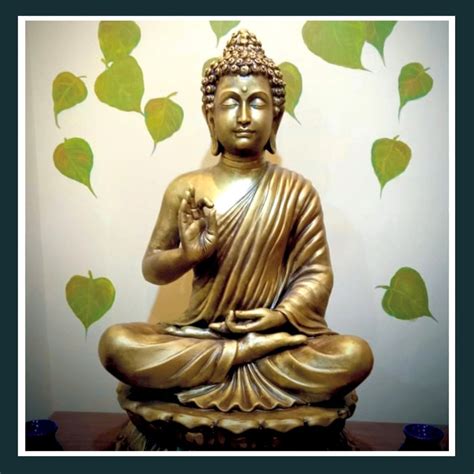 Lord Buddha Golden 3d Wall Murals & 3d Wall Sculptures, For Home ...