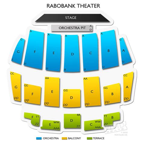 Rabobank Theater Seating Chart | Vivid Seats