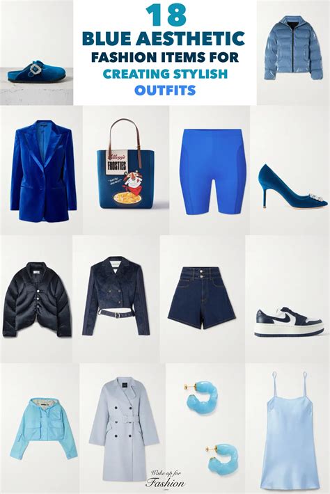 18 Items To Create Aesthetic Blue Outfits - Wake Up For Fashion