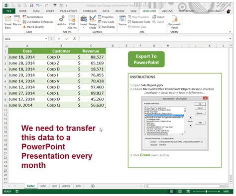 VBA Copy/Paste Multiple Excel Ranges To PowerPoint Slides