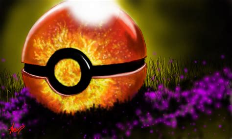 Colors Live - fire pokeball by SheShe